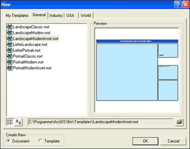 arcgis map templates