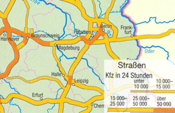  Beispiel einer Banddiagrammkarte