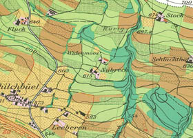 Map with quantitative data         (Source: student work IKA, ETH)