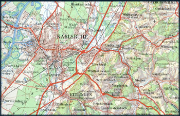  Topographic Map of Germany, DTK200-V © Bundesamt für Kartographie und Geodäsie 2005