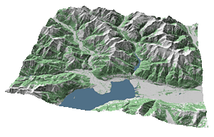 Digital Elevation Model of Locarno area
